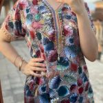 Jebba d’été pour femme en tissu imprimé très confortable