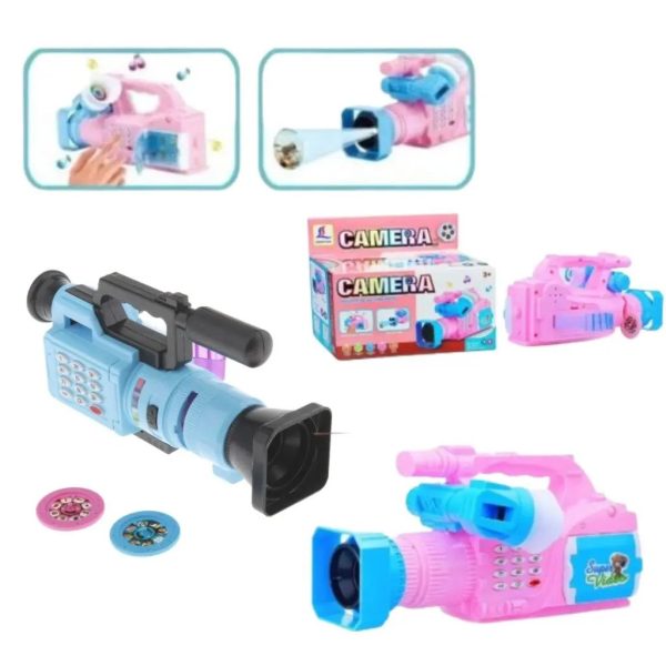 Projecteur en forme de caméra jouets musicale éducative amusante - immagine 6